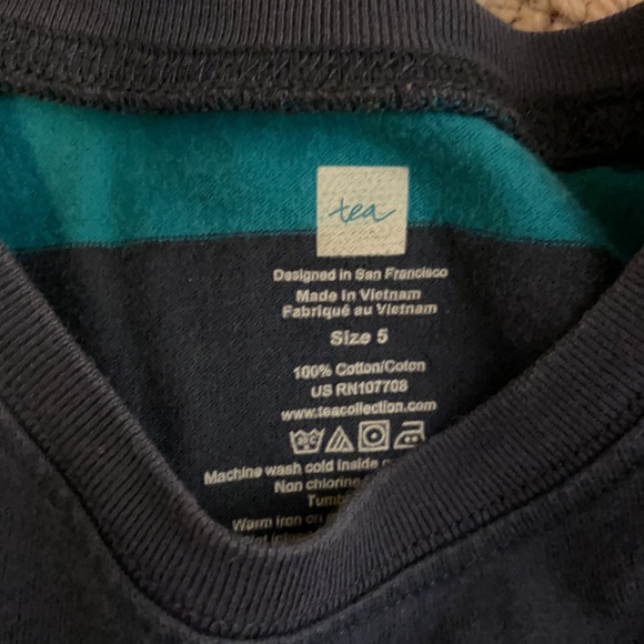 Tea Collection striped soft tee size 5 - Picture 4 of 4
